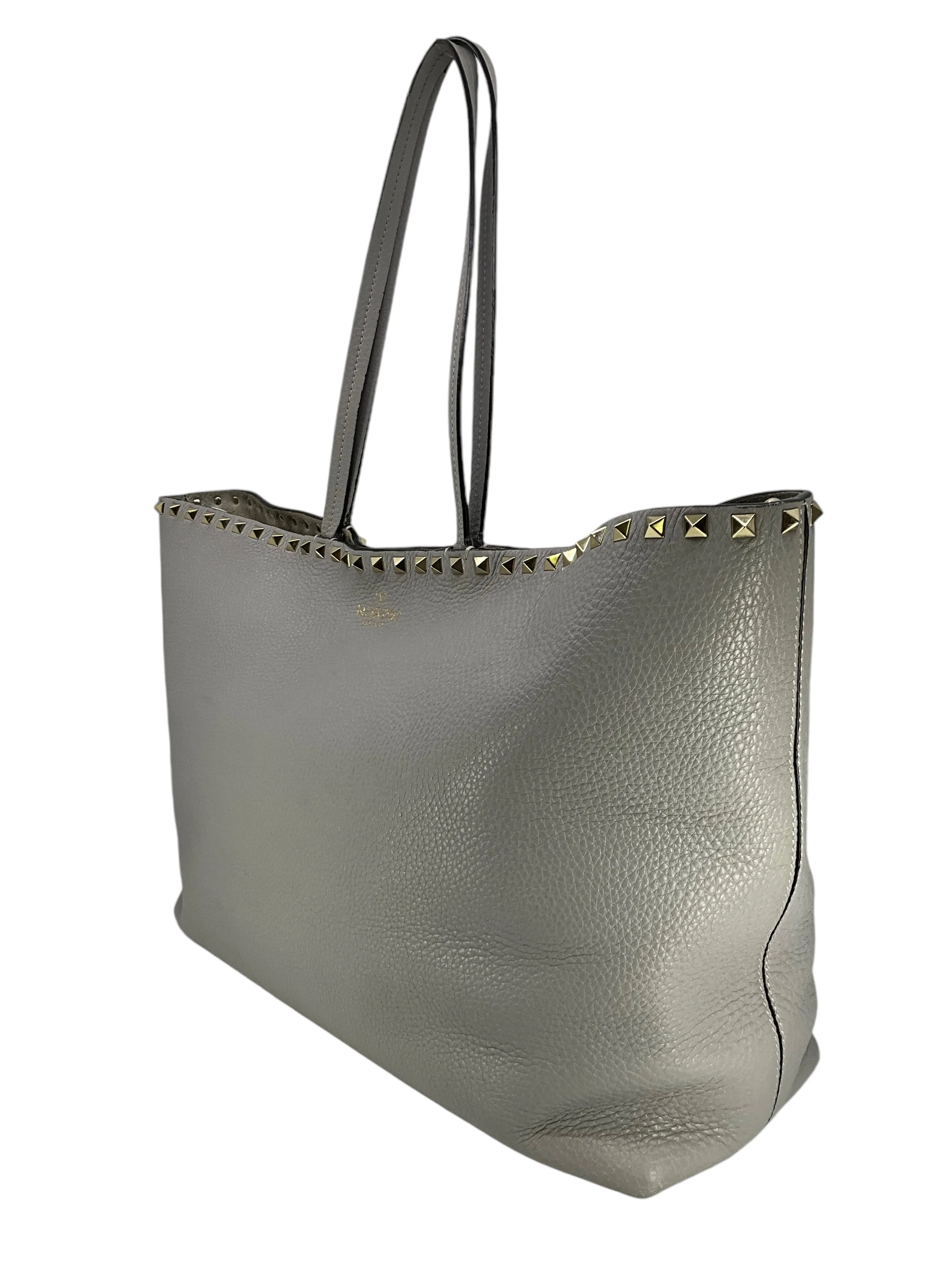 Valentino Rockstud Double Handle Tote Bag