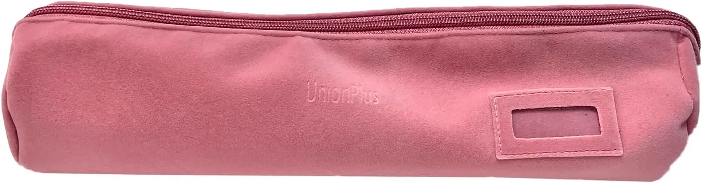 Velvet Jewelry Roll Bag for Brackets Bangles Watches, Great Jewelry Organizer for Travel, Blush Pink