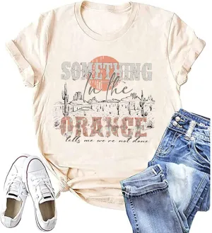 Women's Country Music Tshirt Vintage Concert Graphics Shirts Rock Band Tees Round Neck Short Sleeved Tops