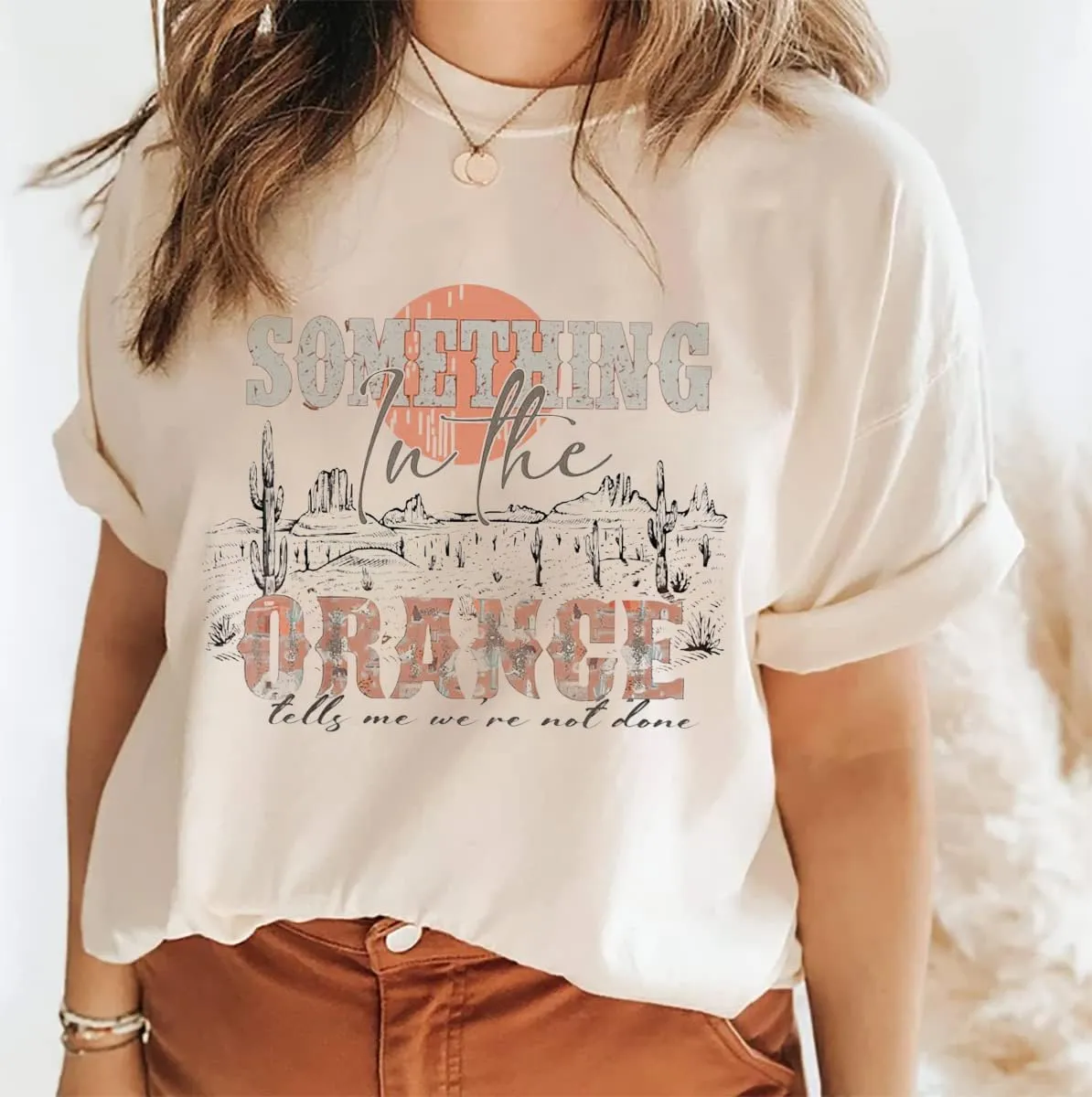 Women's Country Music Tshirt Vintage Concert Graphics Shirts Rock Band Tees Round Neck Short Sleeved Tops